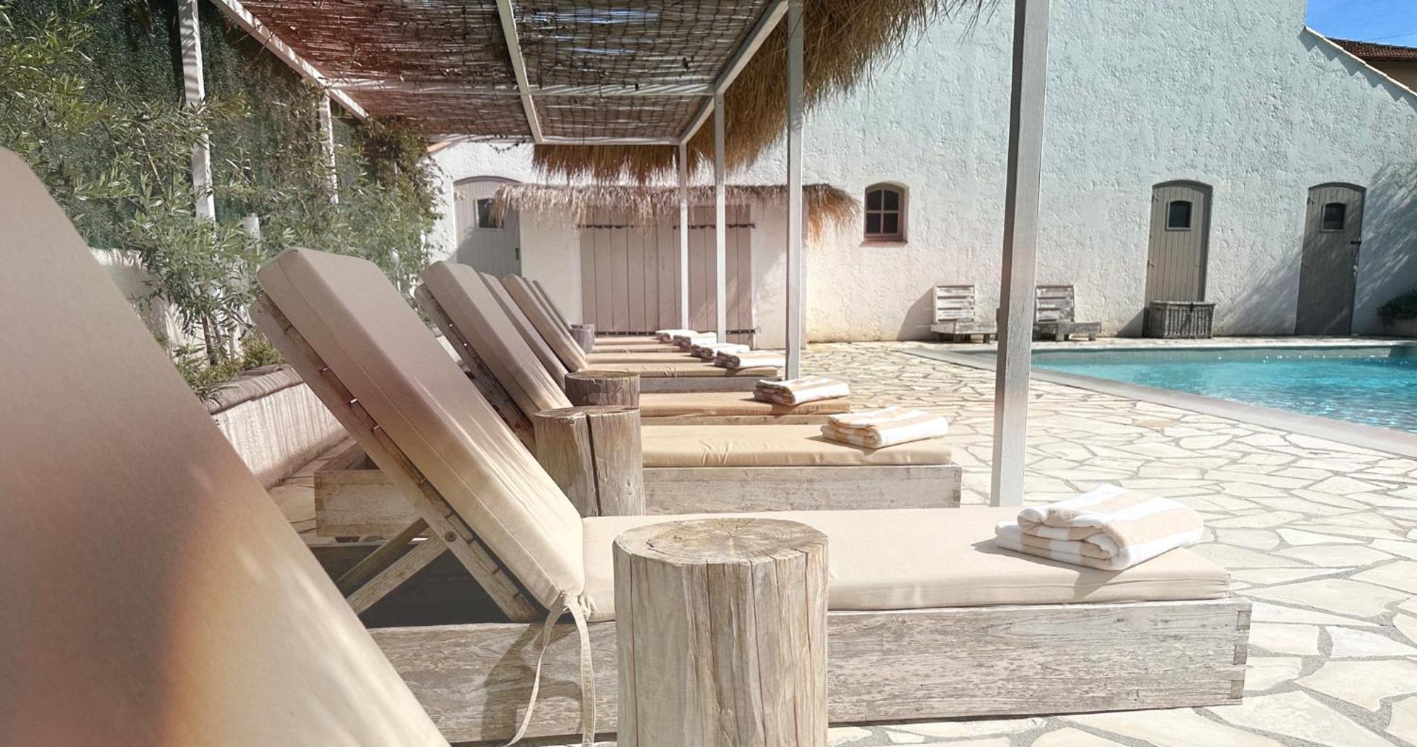 Blanc Sable Hôtel Golfe-Juan Exterior foto